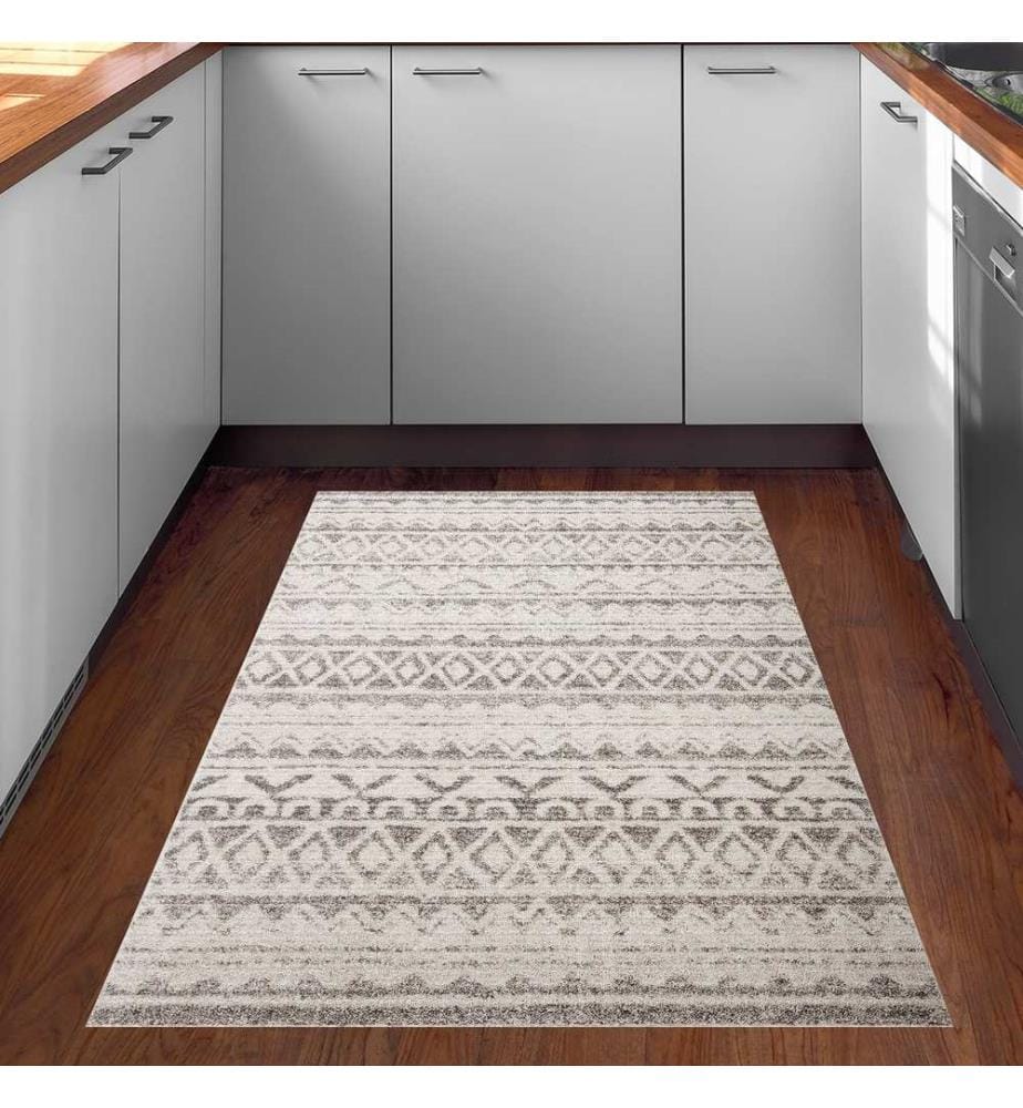 Teppich, Hellbraun, 100% Polyester, 120 x 180 cm