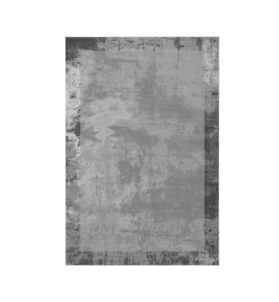 Tappeto, Grigio, 100% poliestere, 80 x 120 cm