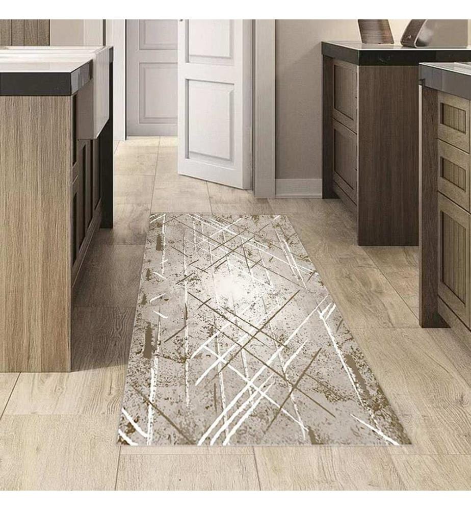 Tappeto, marrone, 100% poliestere, 180 x 280 cm