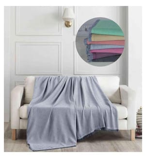 Copridivano, Grigio, Cotone