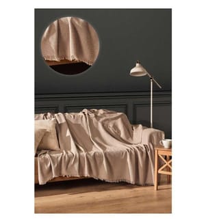 Housse de canapé, beige, coton recyclé
