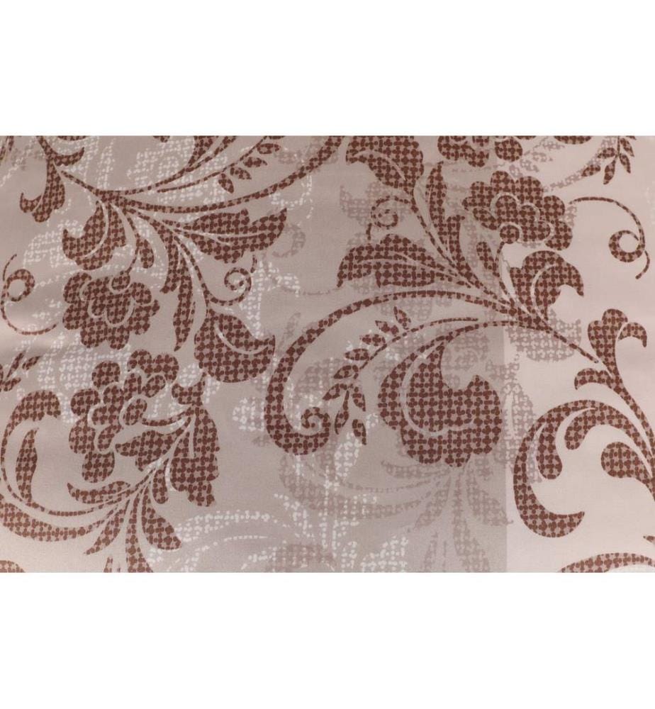 Satin King Quilt Cover Set , Brown, White, Cream, Turquoise, 100% Cotton Satin