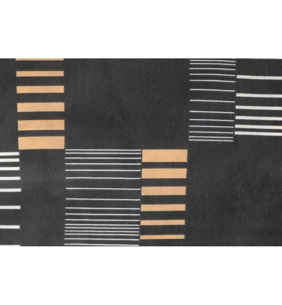 Super King Steppdeckenbezug , Anthrazit, Gold, Weiss, 65% Baumwolle / 35% Polyester