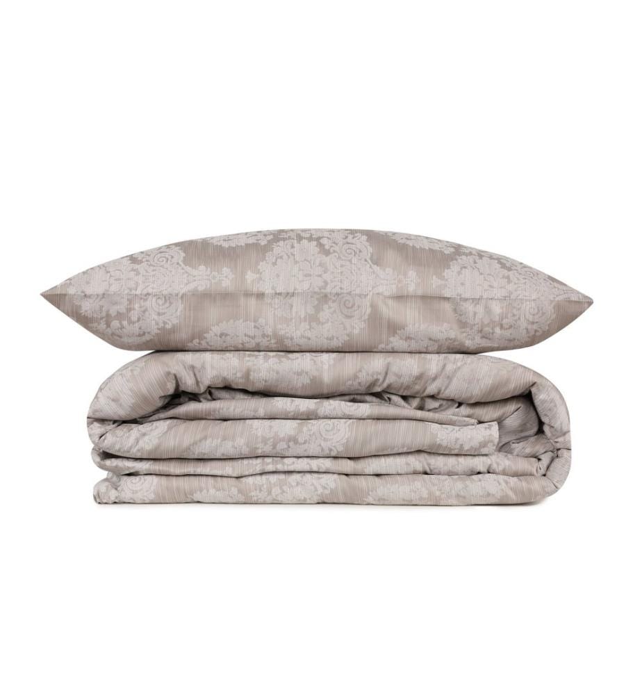 Marron, Couette, Satin Coton