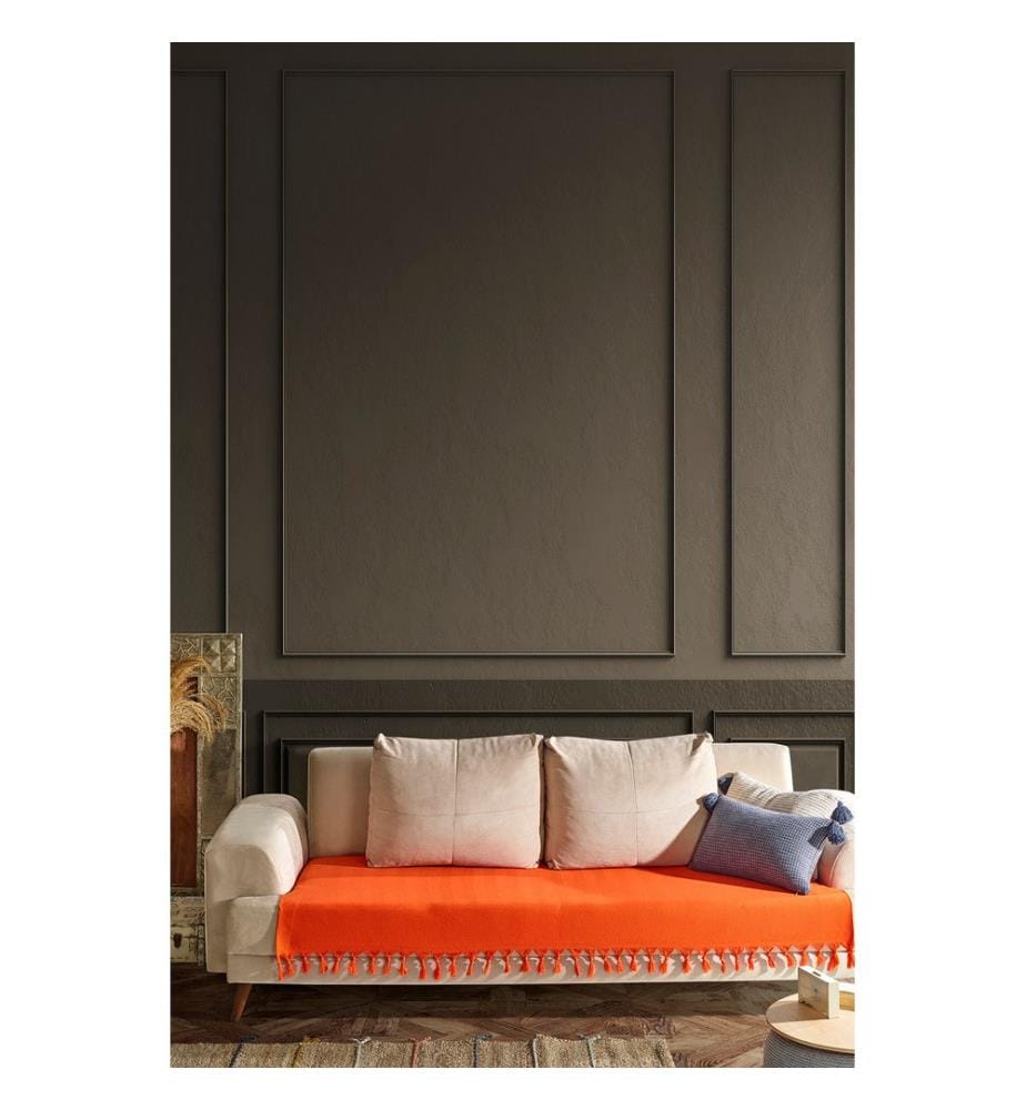 Sofa Abdeckung, Orange, 70% Baumwolle , 30% Polyester