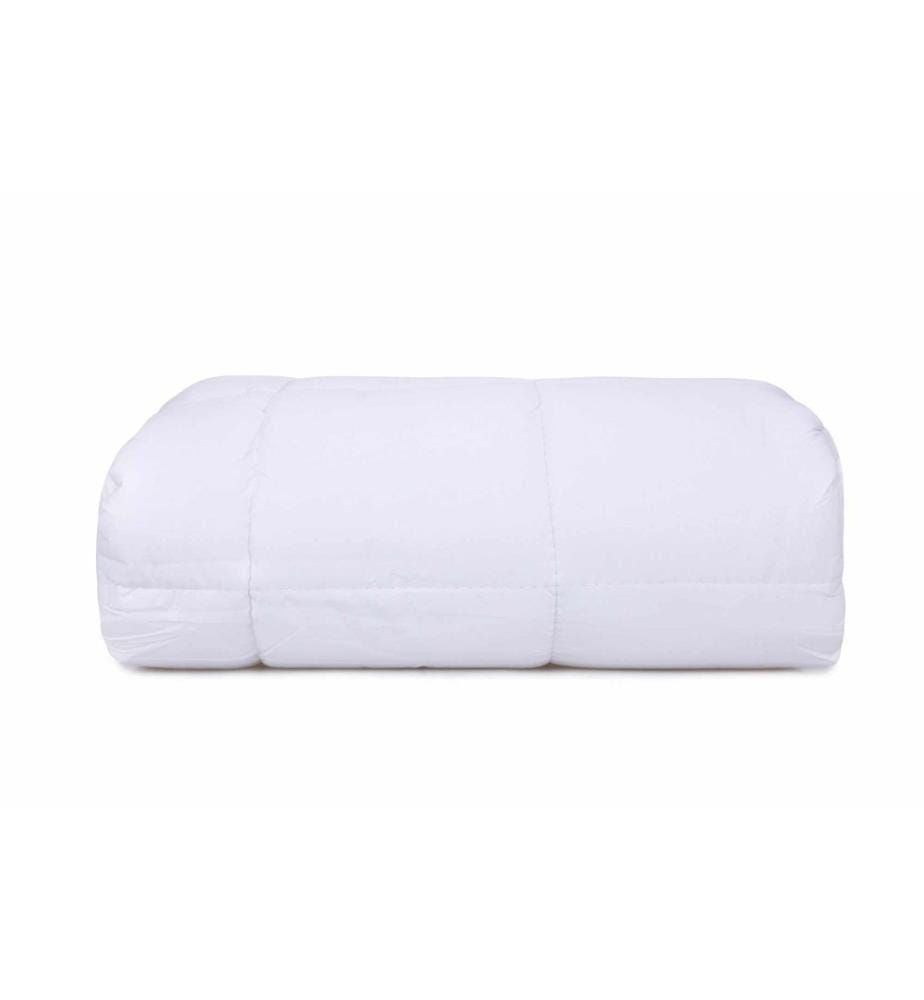 Super-King-Steppdecke, FR, EU, IT, 100 % Baumwolle, Weiss