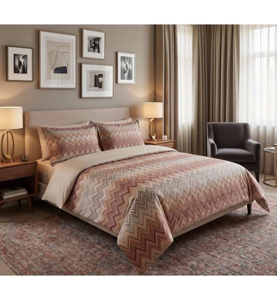 Housse de couette simple, FR, 70 % coton / 30 % polyester, Terra