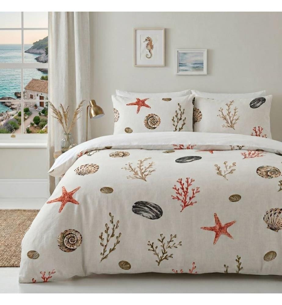 Bettwäsche-Set (Kingsize), FR, 70 % Baumwolle / 30 % Polyester, mehrfarbig