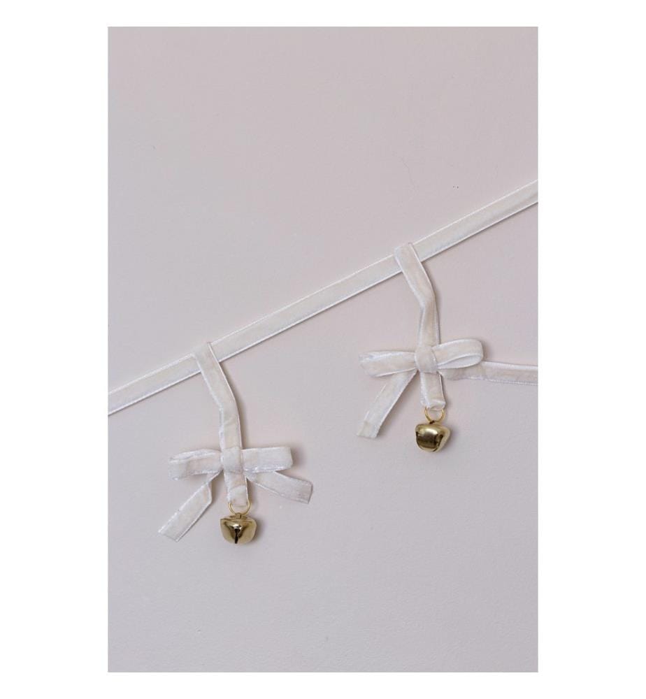Weihnachtsbaumschmuck, weiss, 100 % SAMT