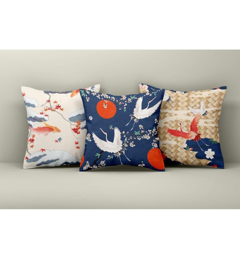Kissenbezug-Set, 3 Stück, mehrfarbig, 50 % BAUMWOLLE / 50 % POLYESTER
