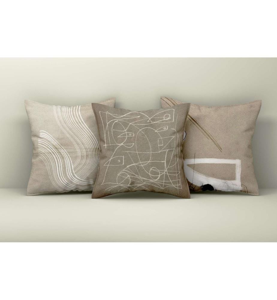 Kissenbezug-Set, 3 Stück, mehrfarbig, 50 % BAUMWOLLE / 50 % POLYESTER