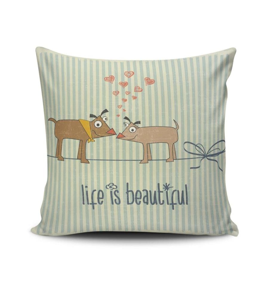 Kissen, Multicolor, 50% Baumwolle / 50% Polyester