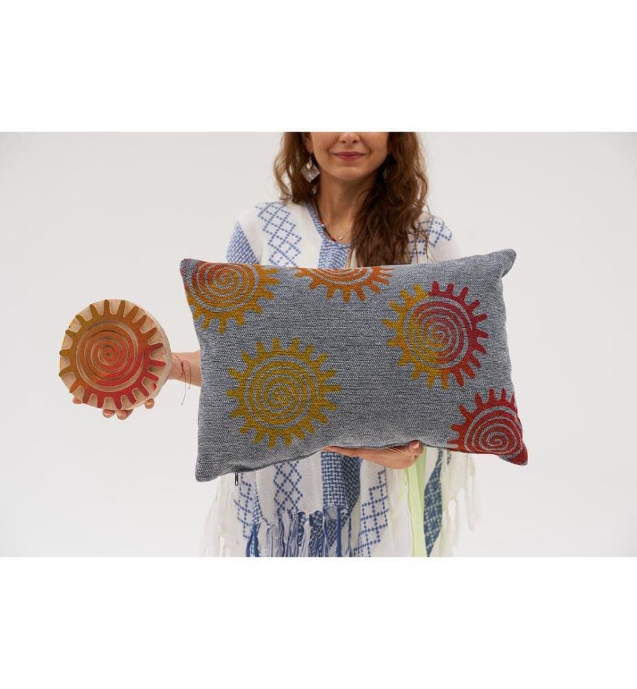Coussin, gris foncé, 100 % CHENILLE