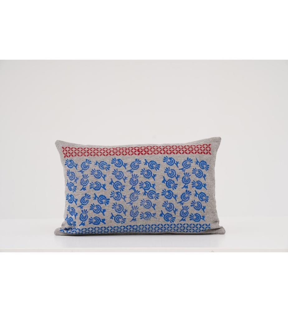 Coussin, gris, 100 % CHENILLE