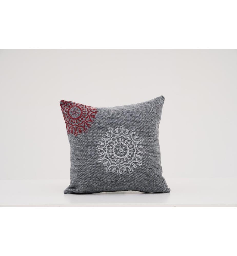 Coussin, gris foncé, 100 % CHENILLE