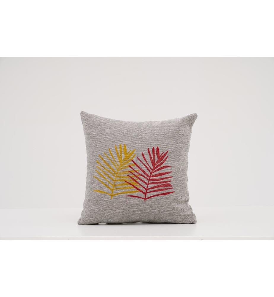 Coussin, gris, 100 % CHENILLE