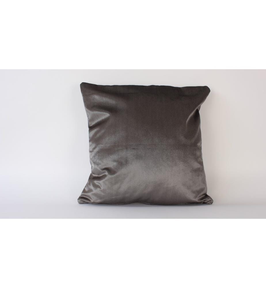 Coussin, gris, 100 % VELOURS