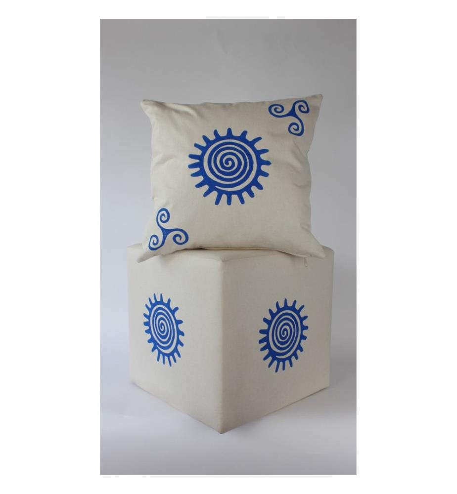 Cuscino, crema, 100% VELLUTO