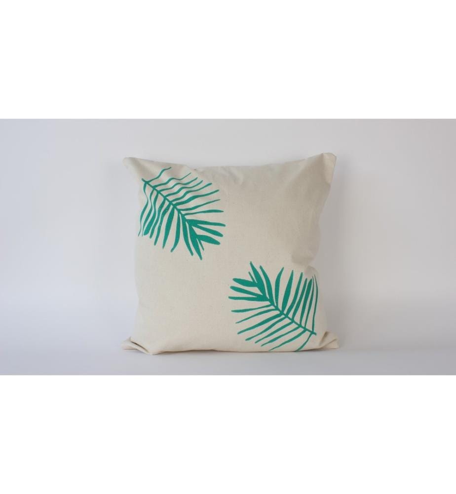 Kissen, Creme, 100 % SAMT