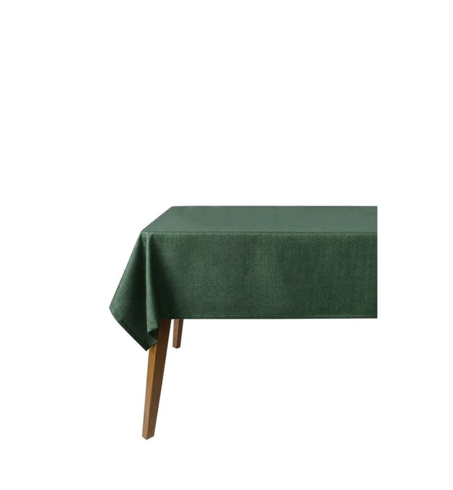 Tablecloth, Walnut, Green, 100% Polyester