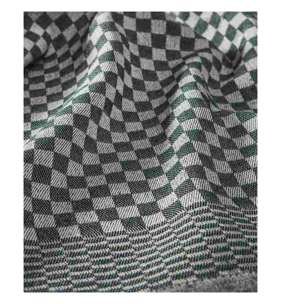 Kitchen Towel Set, 10 Pieces, Green, 80% Cotton - 20% Polyester