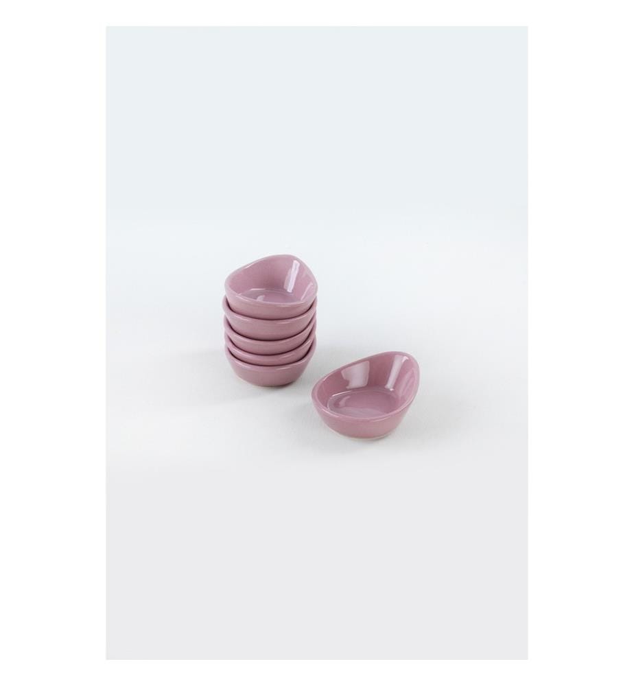 Sossenteller-Set, Violett, Keramik