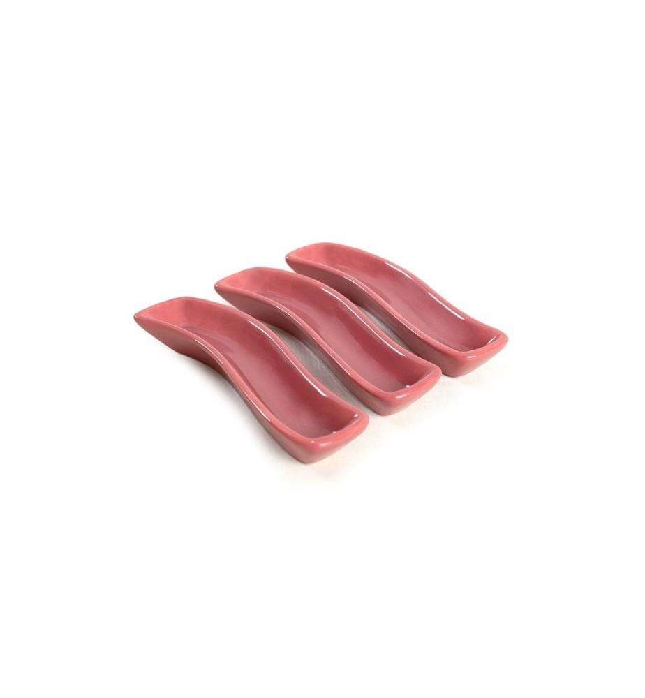 Breakfast Set, 3 Pieces, Multicolor, 100% Ceramic