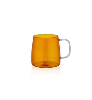 Mug, Amber, 100% Glass