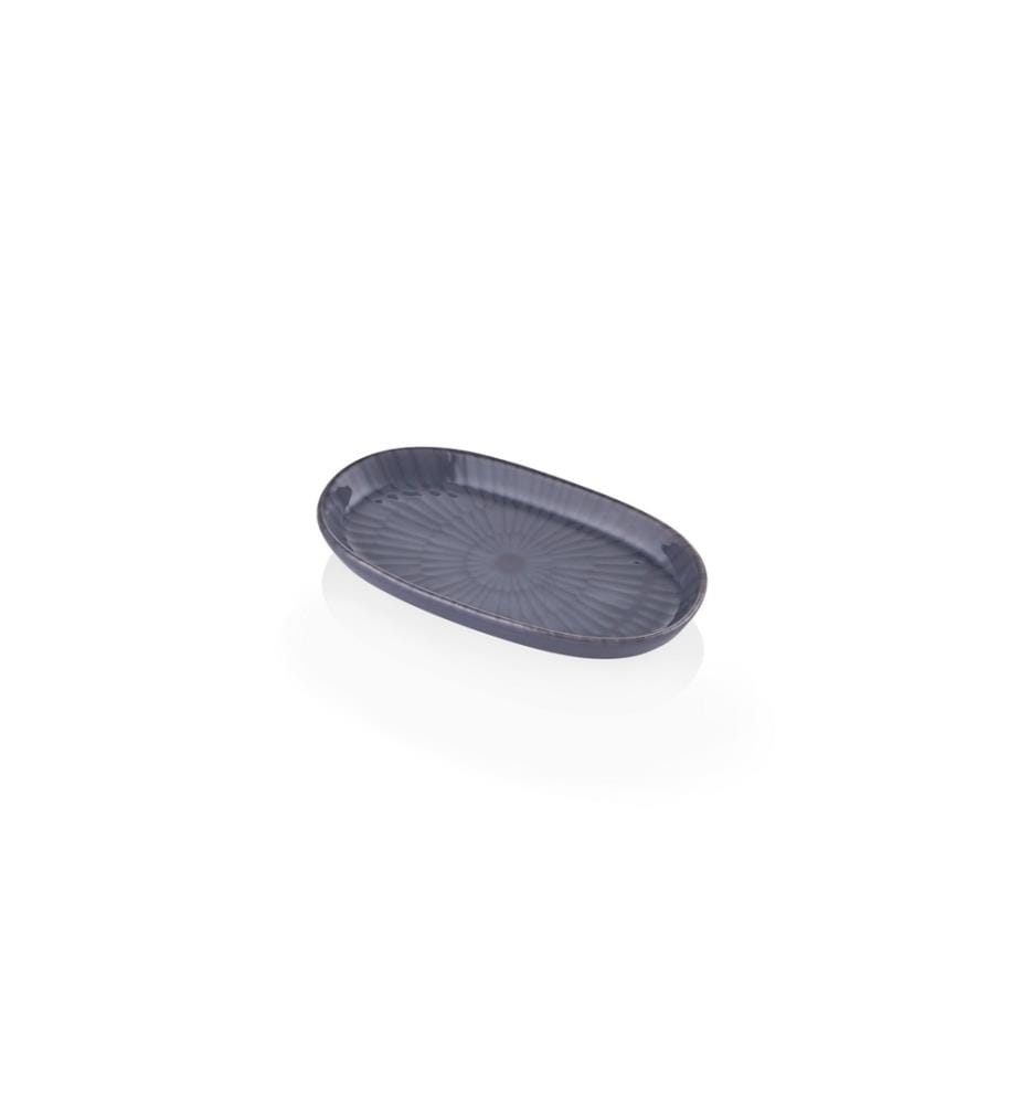 Set d'assiettes, 2 pièces, gris, 100% céramique