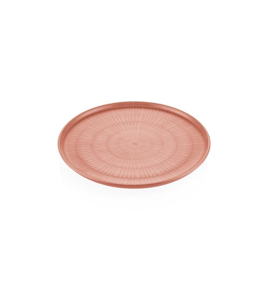 Plate Set, 6 Pieces, Salmon, 100% Ceramic