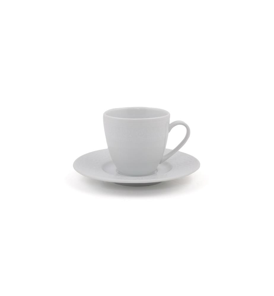 Coffee Cup Set, 12 Pieces, White, Porcelain