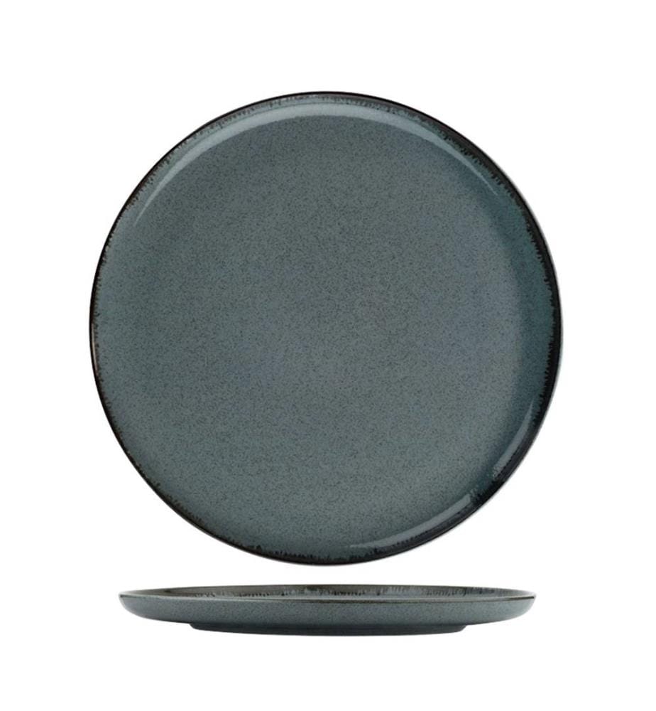 Dinner Set, 24 Pieces, Blue, Porcelain
