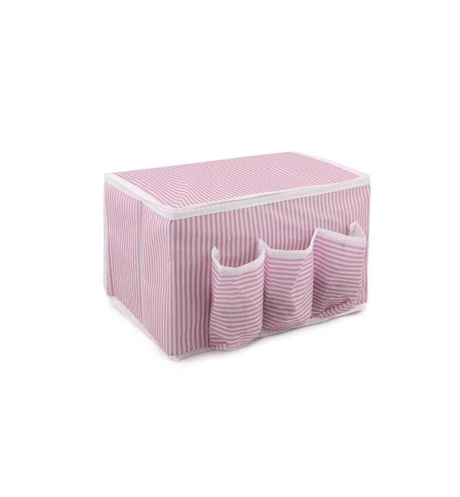 Organizer, Rosa, Bianco, 100% Pomlyester