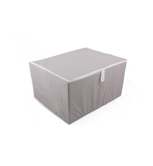Set d'organisation, 3 pièces, gris, blanc, 100% Pomlyester