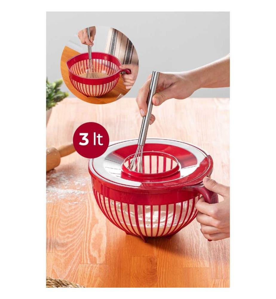 Blender Lid, Red, 100% Plastic
