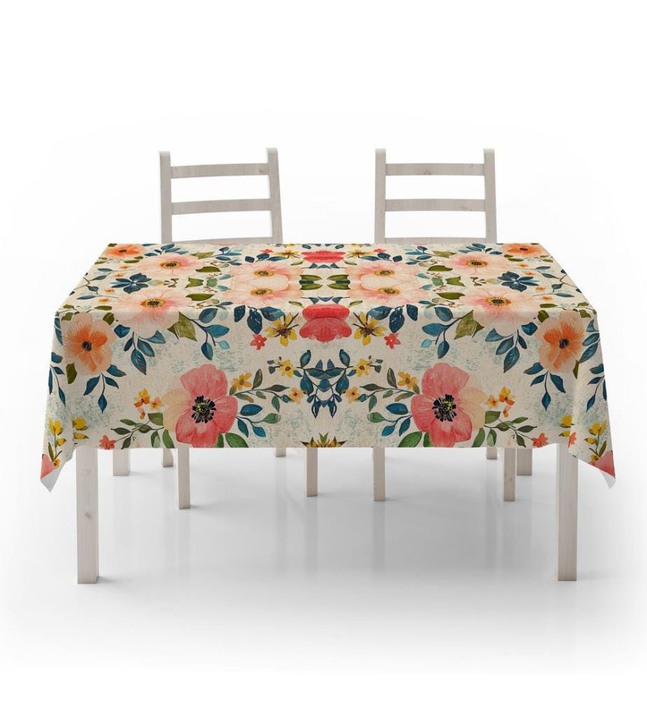 Tablecloth, Multicolor, 50% COTTON / 50% POLYESTER