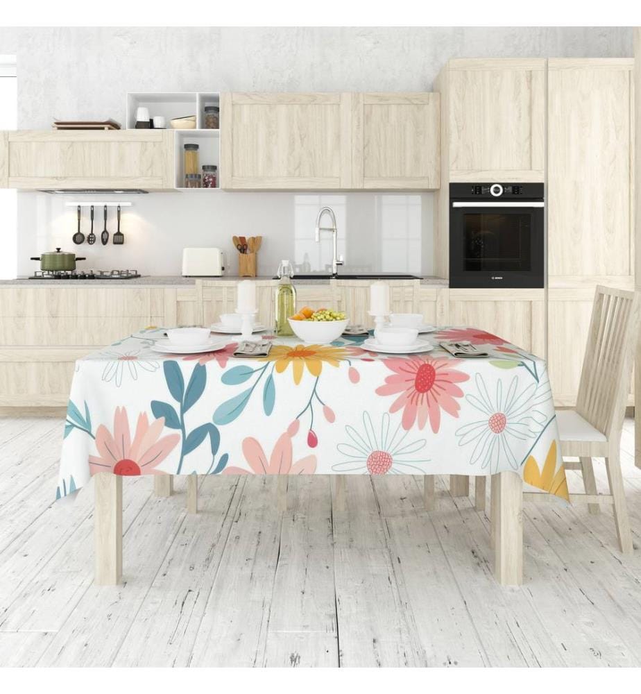 Tablecloth, Multicolor, 50% COTTON / 50% POLYESTER