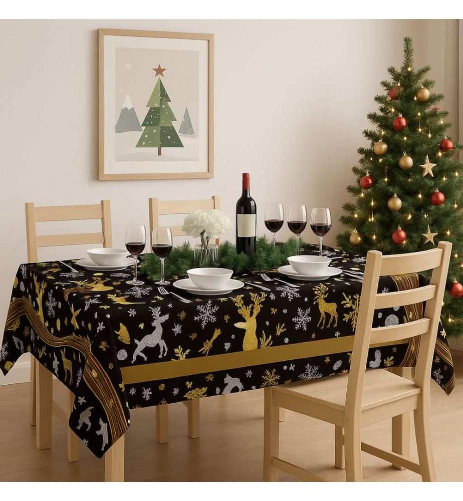 Tablecloth, Multicolor, 50% COTTON / 50% POLYESTER