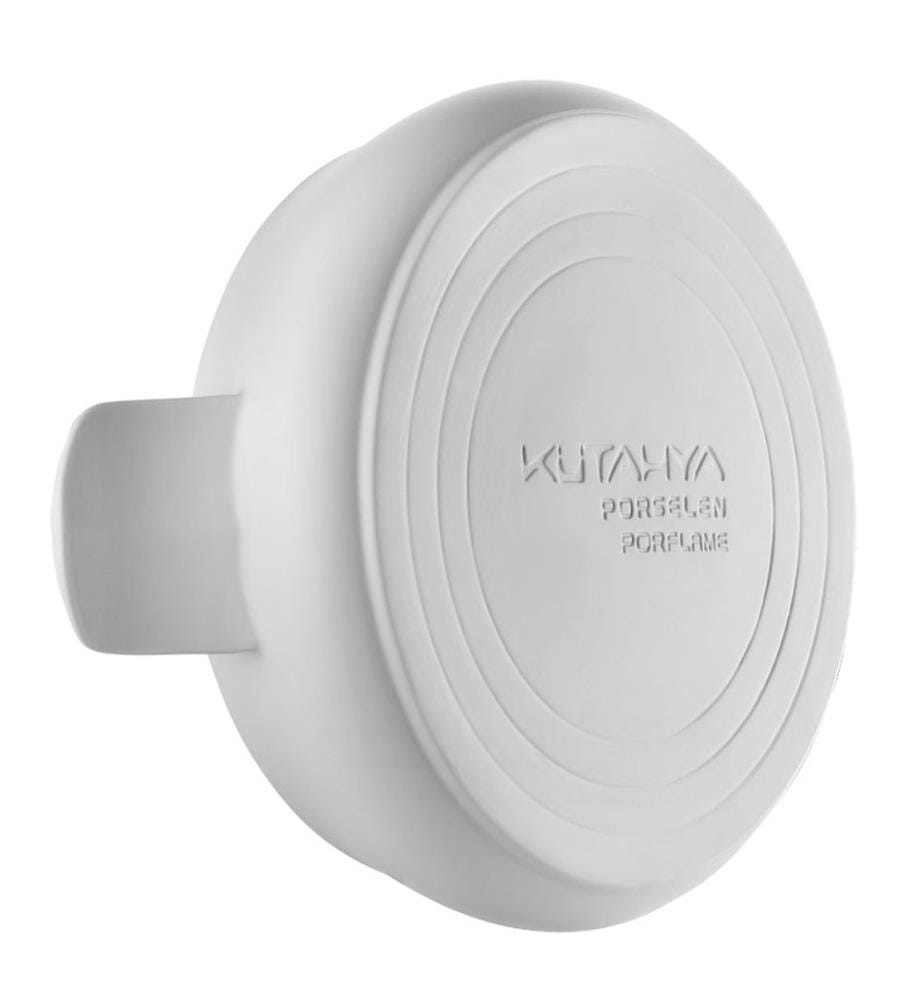 Pot, White, 100% Fire Resisting Porcelain