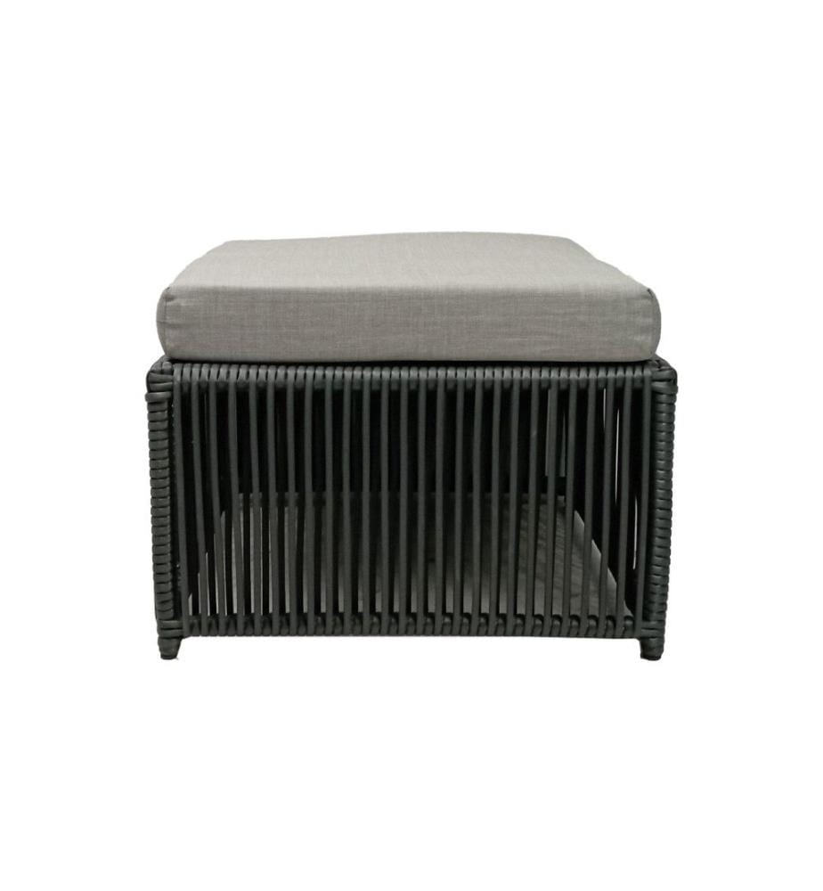 Garten-Lounge-Set, Grau, Gestell aus Aluminium, Tischplatte aus gehärtetem Glas