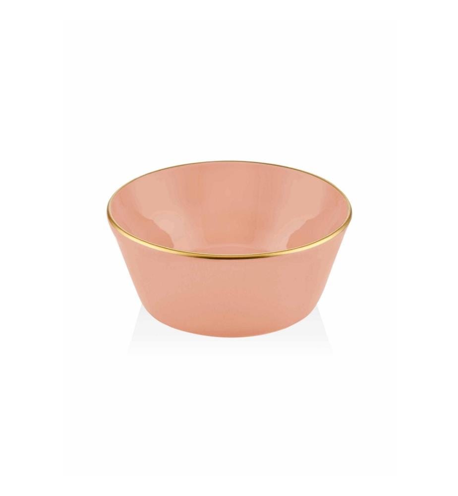 Salad Bowl, Salmon, Ceramic, 2500 cc