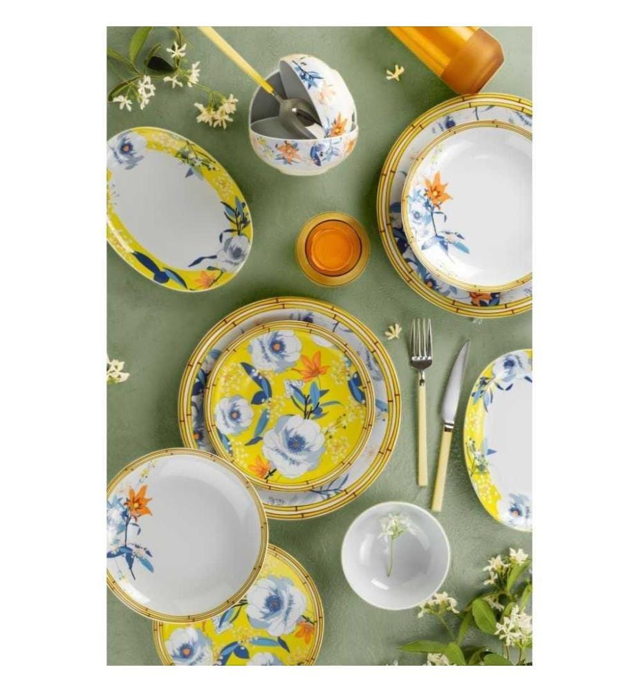 Dinner Set, 50 Pieces, Multicolor, Porcelain