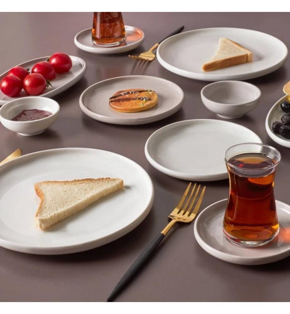 Breakfast Set, 26 Pieces, Multicolor, 100% Porcelain