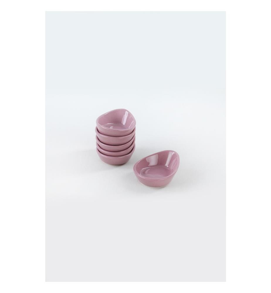 Sauce Plate Set, Violet, Ceramic