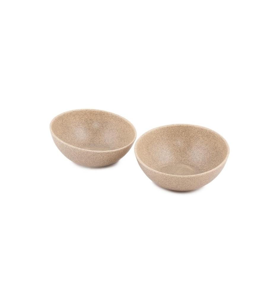 Bowl Set, 2 Pieces, Cream, Ceramic Stoneware, Does Not ABSorb Water