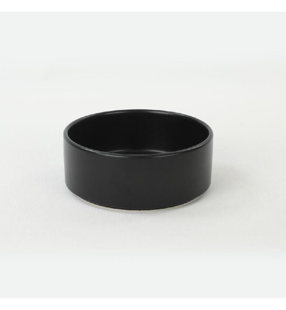Bowl Set, 6 Pieces, Black, Ceramic Stoneware, Does Not ABSorb Water