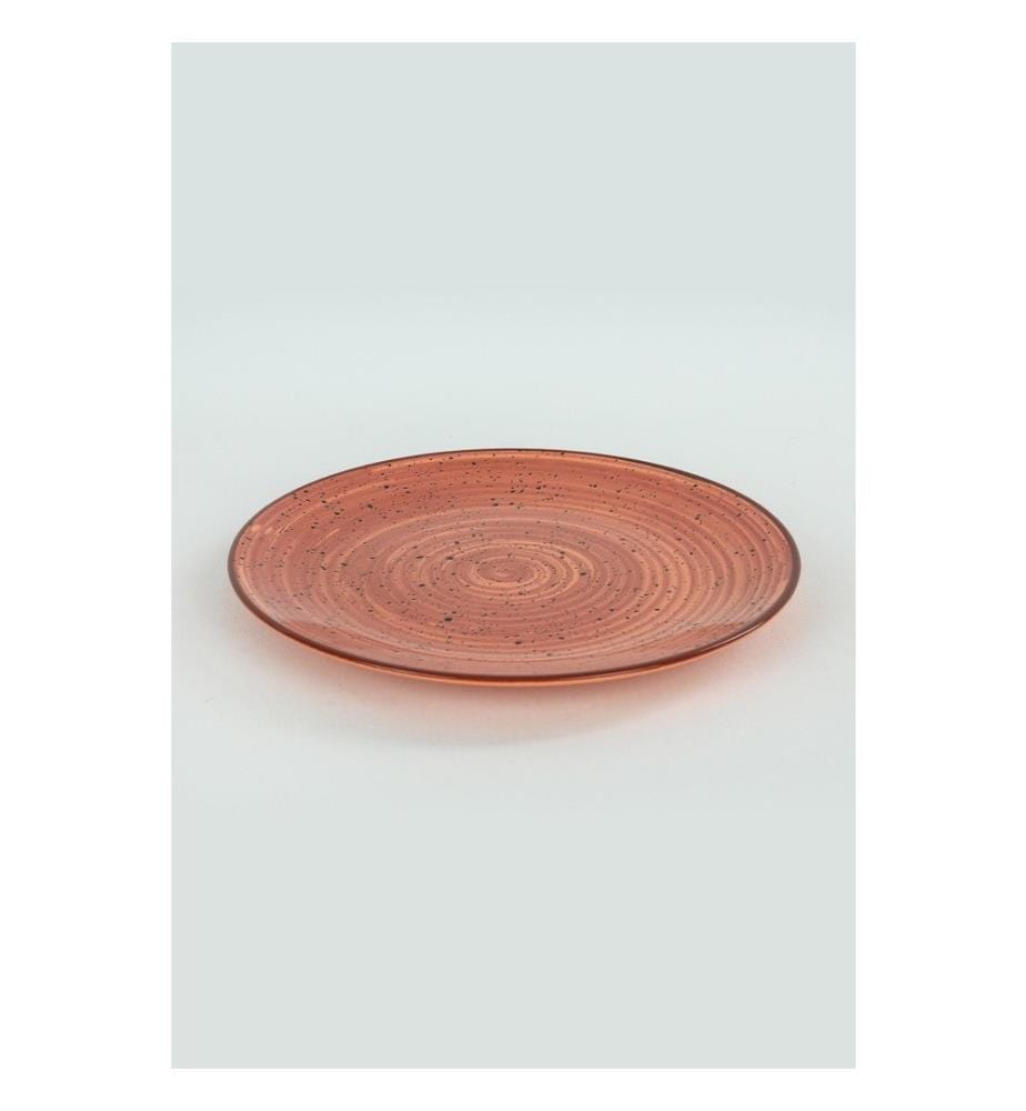 Service Plate Set, 4 Pieces, Multicolor, Ceramic Stoneware, Does Not ABSorb Water