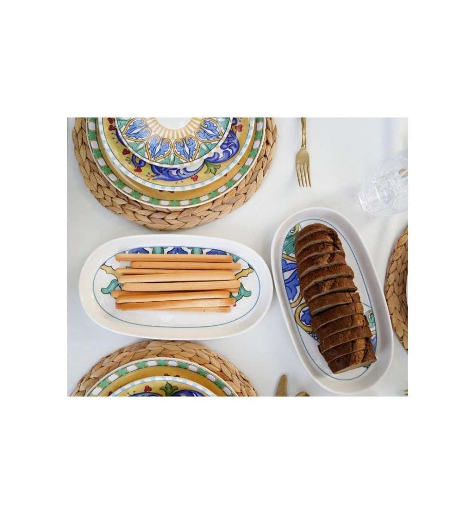 Servierteller-Set, 2-teilig, Grau