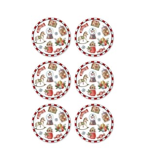 Cake Serving Set, 6 Pieces, Multicolor