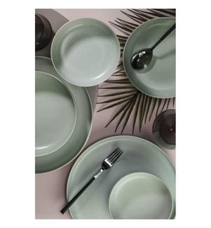 Speiseservice, 18-teilig, mehrfarbig, 100 % Porzellan
